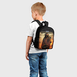 Детский рюкзак Самурай и огонь, цвет: 3D-принт — фото 2