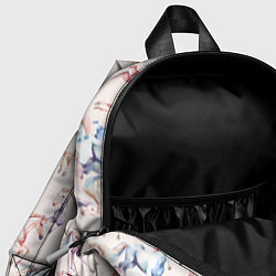 Детский рюкзак Лошади акварельные - паттерн, цвет: 3D-принт — фото 2