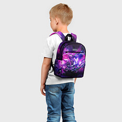 Детский рюкзак Неоновый катаклизм, цвет: 3D-принт — фото 2