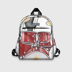 Детский рюкзак Пингвин- барабанщик, цвет: 3D-принт