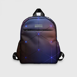 Детский рюкзак Неоновая современная броня, цвет: 3D-принт