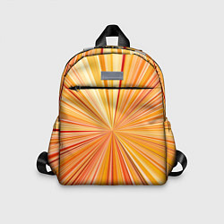 Детский рюкзак Абстрактные лучи оттенков оранжевого