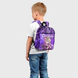 Детский рюкзак Куки Синобу на фоне молний, цвет: 3D-принт — фото 2