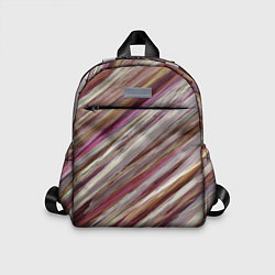Детский рюкзак Полосы цвета с текстурой планеты, цвет: 3D-принт