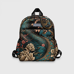 Детский рюкзак Японский змей Irezumi, цвет: 3D-принт