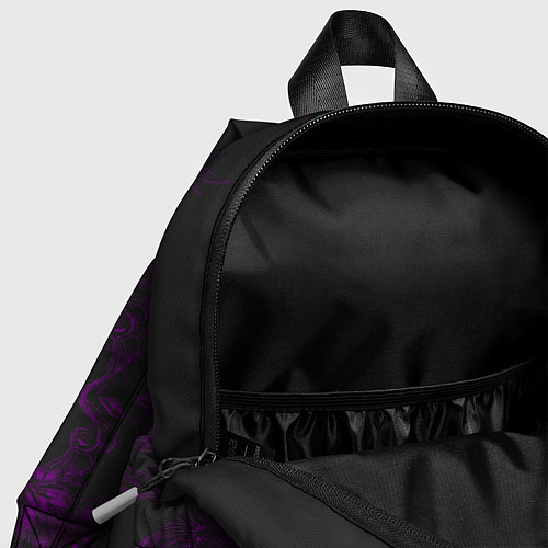 Детский рюкзак Фиолетовый узор / 3D-принт – фото 4