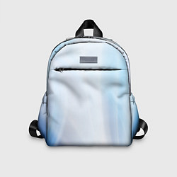 Детский рюкзак Светлые синие и голубые волны, цвет: 3D-принт