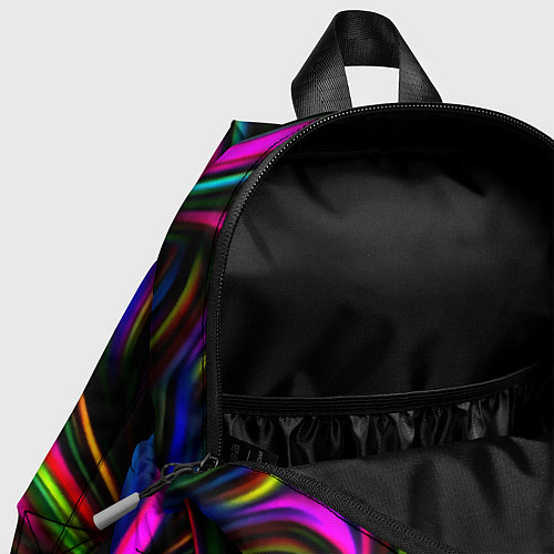 Детский рюкзак Неон кистью краски / 3D-принт – фото 4