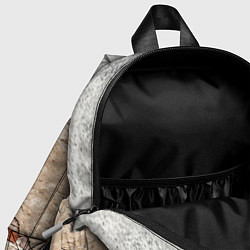 Детский рюкзак Старая кирпичная стена - Бронкс, цвет: 3D-принт — фото 2