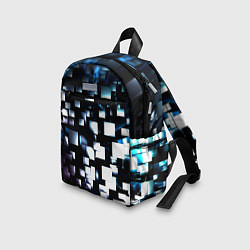 Детский рюкзак Неоновые кубы абстракция, цвет: 3D-принт — фото 2