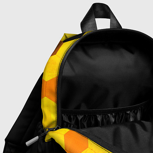Детский рюкзак Warframe - gold gradient: символ сверху / 3D-принт – фото 4