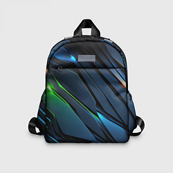 Детский рюкзак Разломленные плиты со светом, цвет: 3D-принт