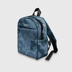 Детский рюкзак Камуфляж синий, цвет: 3D-принт — фото 2