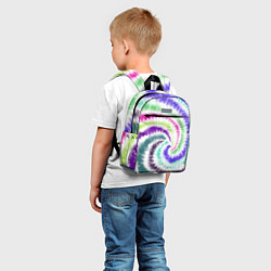 Детский рюкзак Тай-дай разноцветный, цвет: 3D-принт — фото 2