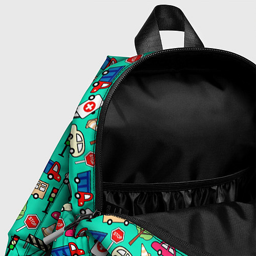 Детский рюкзак Машинки / 3D-принт – фото 4