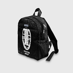 Детский рюкзак Spirited Away с потертостями на темном фоне, цвет: 3D-принт — фото 2