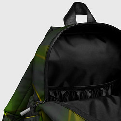 Детский рюкзак Разлом неоновых плит, цвет: 3D-принт — фото 2