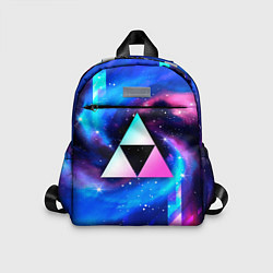 Детский рюкзак Zelda неоновый космос, цвет: 3D-принт