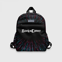 Детский рюкзак Black Clover infinity, цвет: 3D-принт