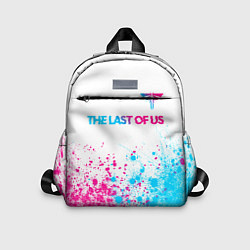 Детский рюкзак The Last Of Us neon gradient style: символ сверху
