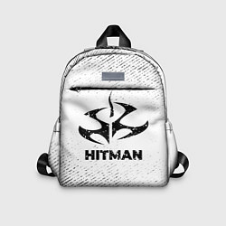 Детский рюкзак Hitman с потертостями на светлом фоне