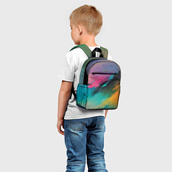 Детский рюкзак Абстрактный туман, цвет: 3D-принт — фото 2