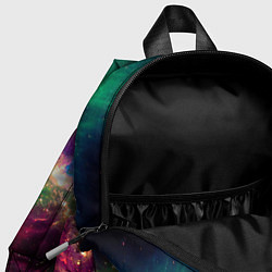 Детский рюкзак Небула в космосе разноцветная - нейронная сеть, цвет: 3D-принт — фото 2