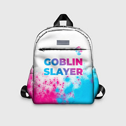 Детский рюкзак Goblin Slayer neon gradient style: символ сверху