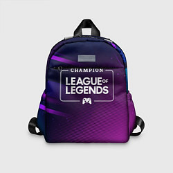 Детский рюкзак League of Legends gaming champion: рамка с лого и