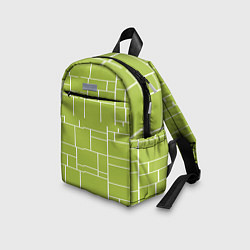 Детский рюкзак Цвет зеленый салатовый тренд, цвет: 3D-принт — фото 2