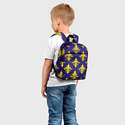 Детский рюкзак Геральдические лилии, цвет: 3D-принт — фото 2