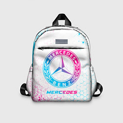 Детский рюкзак Mercedes neon gradient style