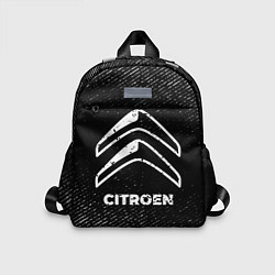 Детский рюкзак Citroen с потертостями на темном фоне