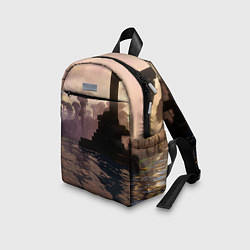 Детский рюкзак Minecraft - река в лесу, цвет: 3D-принт — фото 2