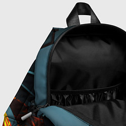 Детский рюкзак Разломленные плитки, цвет: 3D-принт — фото 2