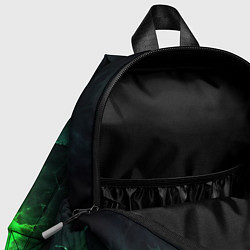 Детский рюкзак Зеленое свечение, цвет: 3D-принт — фото 2