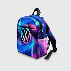 Детский рюкзак Volkswagen неоновый космос, цвет: 3D-принт — фото 2