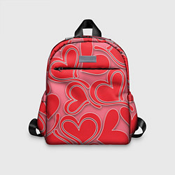Детский рюкзак Love hearts, цвет: 3D-принт