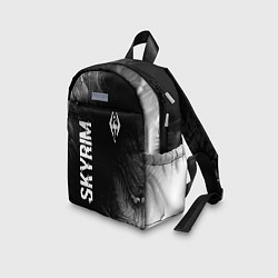 Детский рюкзак Skyrim glitch на темном фоне: надпись, символ, цвет: 3D-принт — фото 2