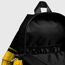 Детский рюкзак Zelda - gold gradient: символ сверху, цвет: 3D-принт — фото 2
