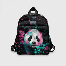 Детский рюкзак Панда в розовом и голубом - нейронная сеть, цвет: 3D-принт
