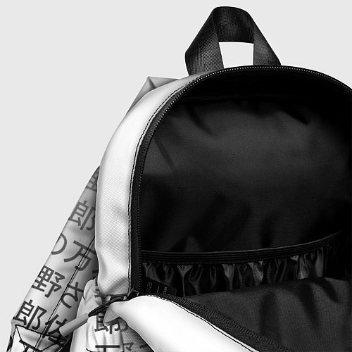 Детский рюкзак Рем - re zero - иероглифы / 3D-принт – фото 4