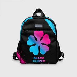 Детский рюкзак Black Clover - neon gradient, цвет: 3D-принт