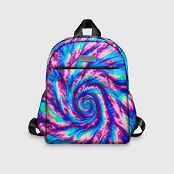 Детский рюкзак Тай-дай розово-голубой, цвет: 3D-принт