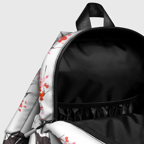 Детский рюкзак Цветущая сакура и солнце - Япония / 3D-принт – фото 4