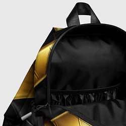 Детский рюкзак Gold black luxury, цвет: 3D-принт — фото 2