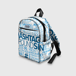 Детский рюкзак Хештеги, цвет: 3D-принт — фото 2