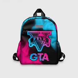 Детский рюкзак GTA - neon gradient, цвет: 3D-принт