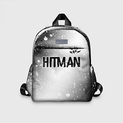 Детский рюкзак Hitman glitch на светлом фоне: символ сверху