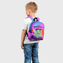 Детский рюкзак Мишутка с лимонадом и конфетой, цвет: 3D-принт — фото 2